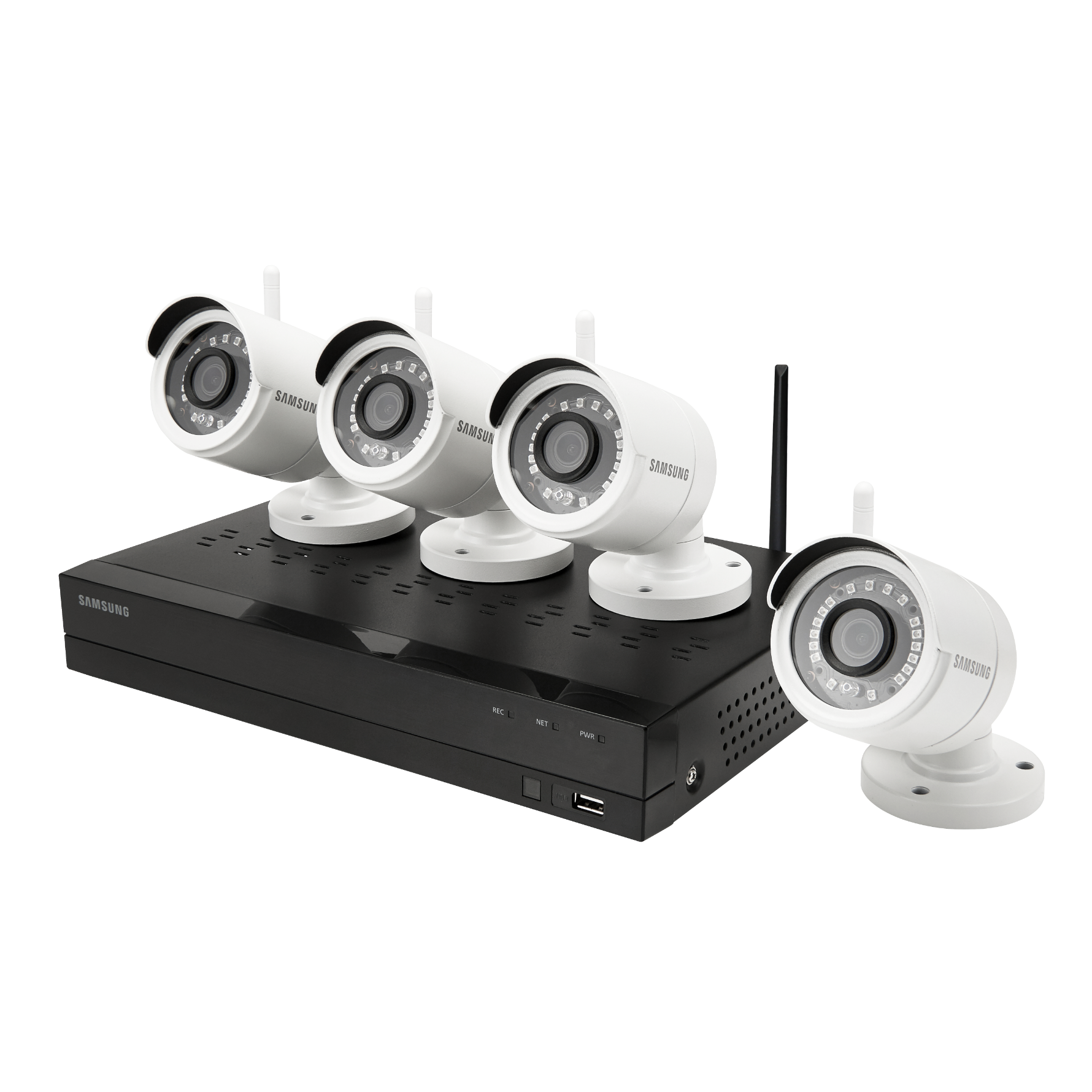 wisenet security camera setup