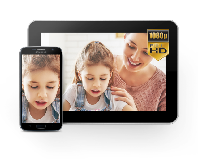 Full HD and digital zoom Full HD and digital zoom